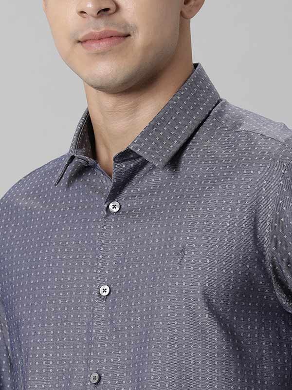 Indian Terrain Men Printed Blue Shirt